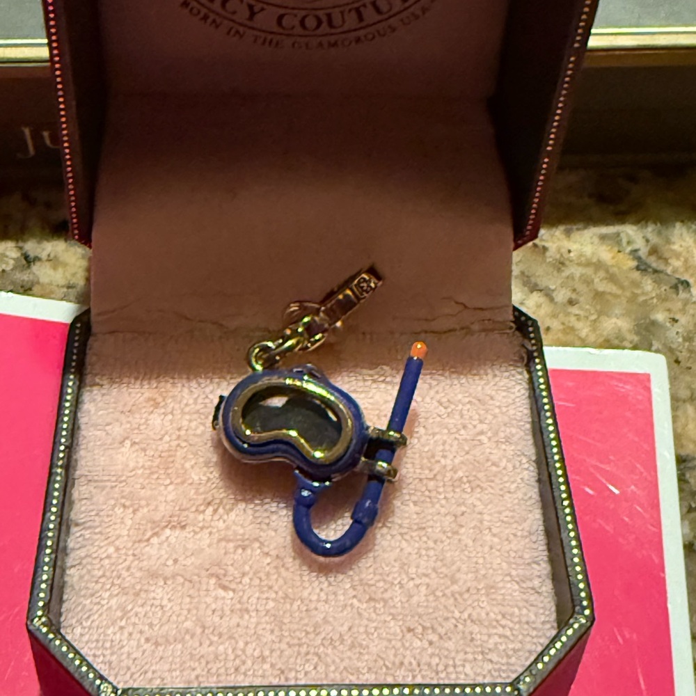 Y2K Juicy Couture Blue Snorkel charm